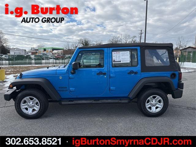 used 2016 Jeep Wrangler Unlimited car, priced at $21,995