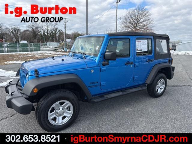 used 2016 Jeep Wrangler Unlimited car, priced at $21,995