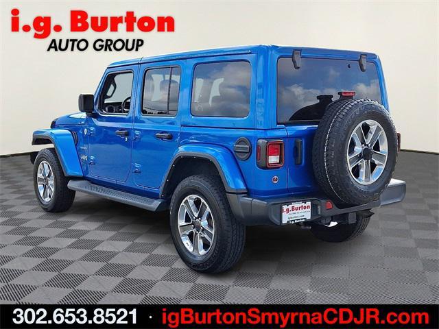 used 2021 Jeep Wrangler Unlimited car, priced at $30,599