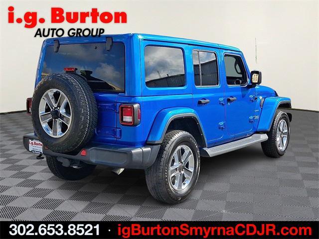 used 2021 Jeep Wrangler Unlimited car, priced at $30,599