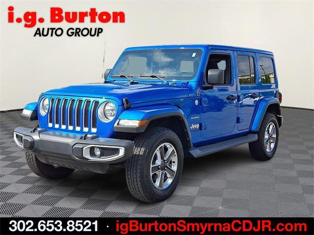 used 2021 Jeep Wrangler Unlimited car, priced at $30,599