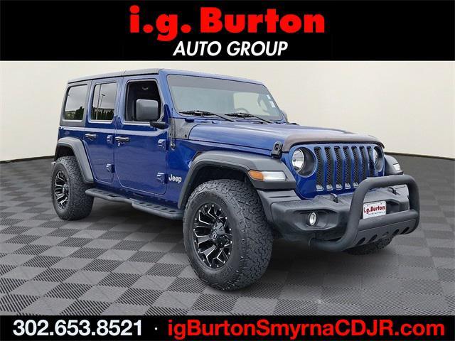 used 2020 Jeep Wrangler Unlimited car, priced at $33,599