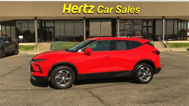 used 2024 Chevrolet Blazer car, priced at $32,555