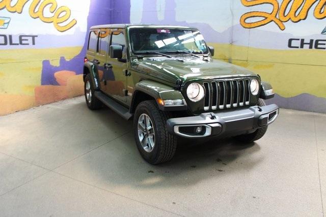 used 2021 Jeep Wrangler Unlimited car, priced at $34,400