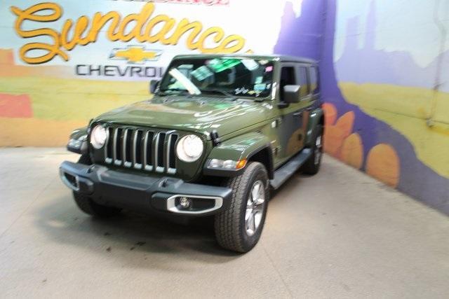 used 2021 Jeep Wrangler Unlimited car, priced at $34,400