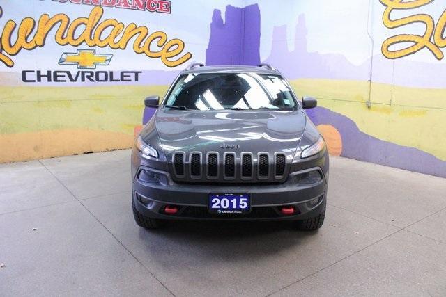 used 2015 Jeep Cherokee car, priced at $13,400