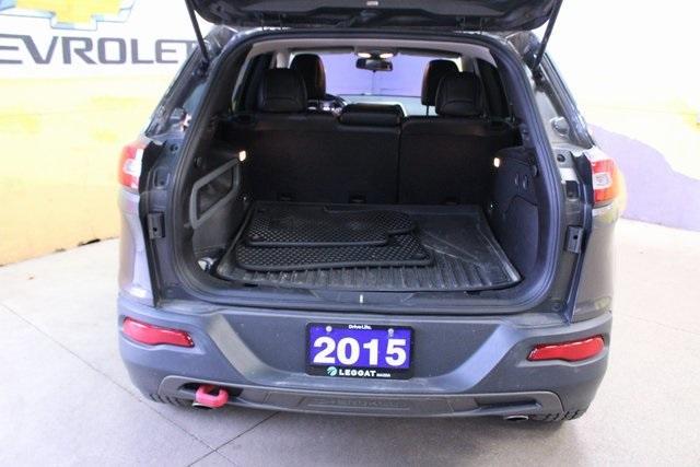 used 2015 Jeep Cherokee car, priced at $13,400