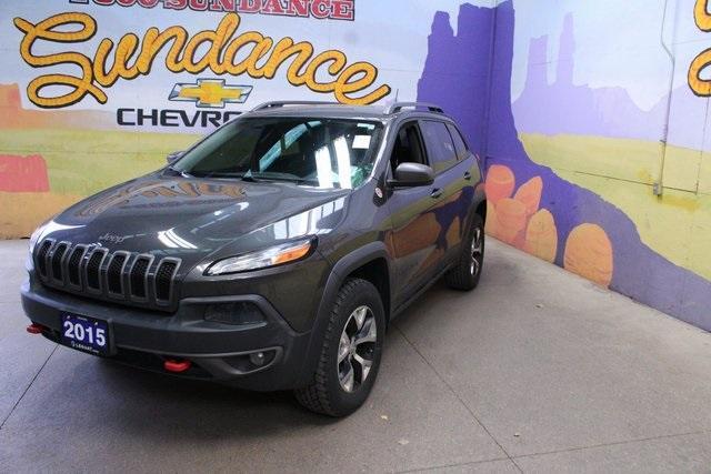used 2015 Jeep Cherokee car, priced at $13,400
