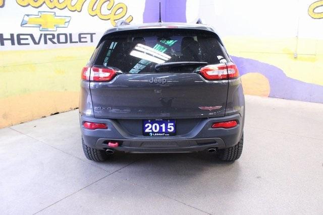 used 2015 Jeep Cherokee car, priced at $13,400