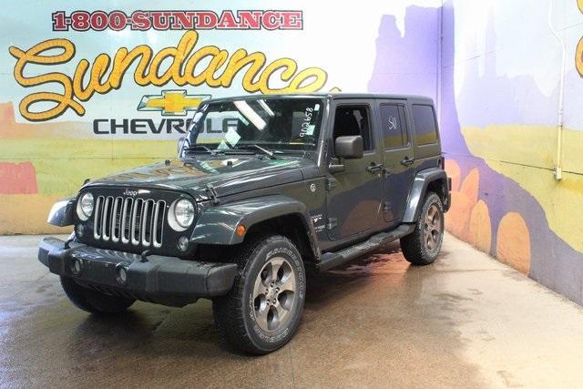 used 2018 Jeep Wrangler JK Unlimited car, priced at $18,500