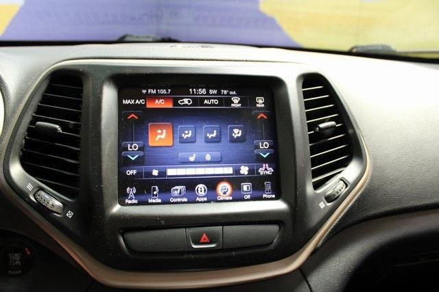 used 2016 Jeep Cherokee car, priced at $13,400