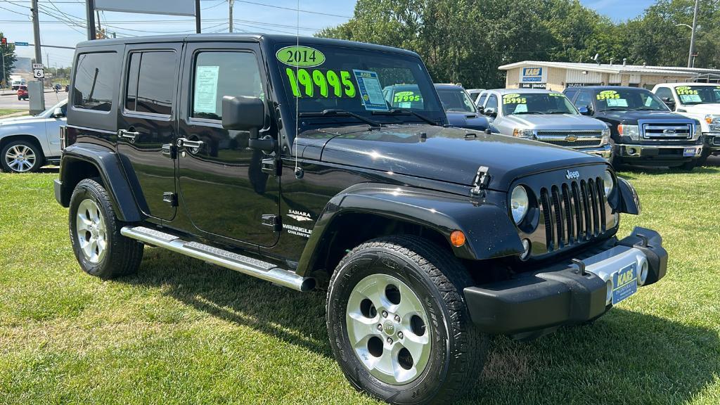 used 2014 Jeep Wrangler Unlimited car, priced at $18,995