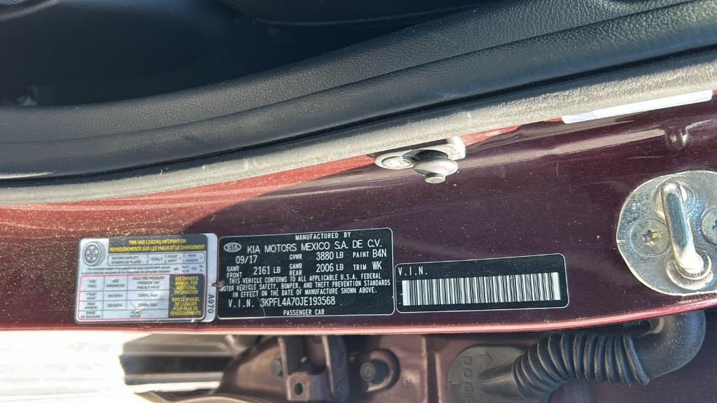 used 2018 Kia Forte car, priced at $9,995