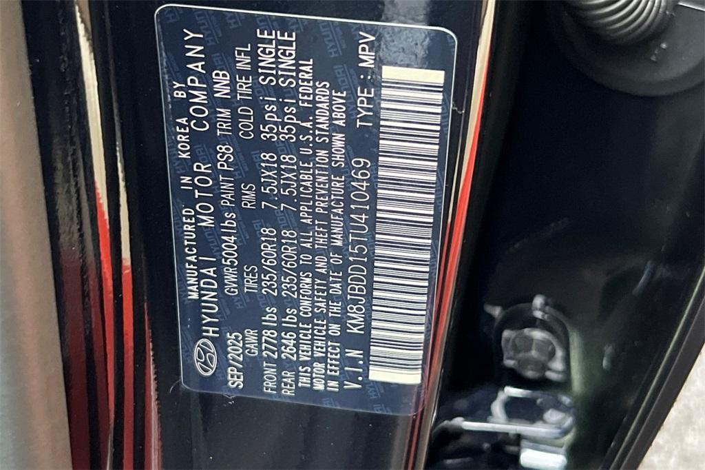 new 2026 Hyundai TUCSON Hybrid car, priced at $35,668