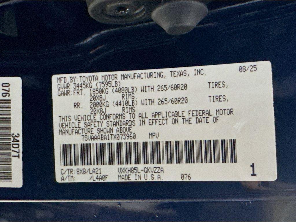 new 2026 Toyota Sequoia car, priced at $86,448