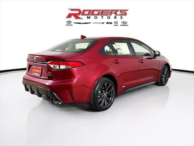 new 2025 Toyota Corolla Hybrid car, priced at $31,378