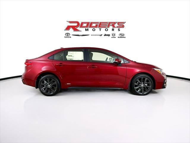 new 2025 Toyota Corolla Hybrid car, priced at $31,378