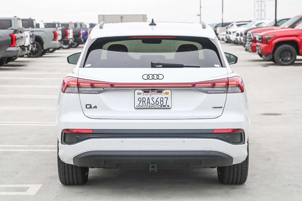 used 2024 Audi Q4 e-tron car, priced at $45,992