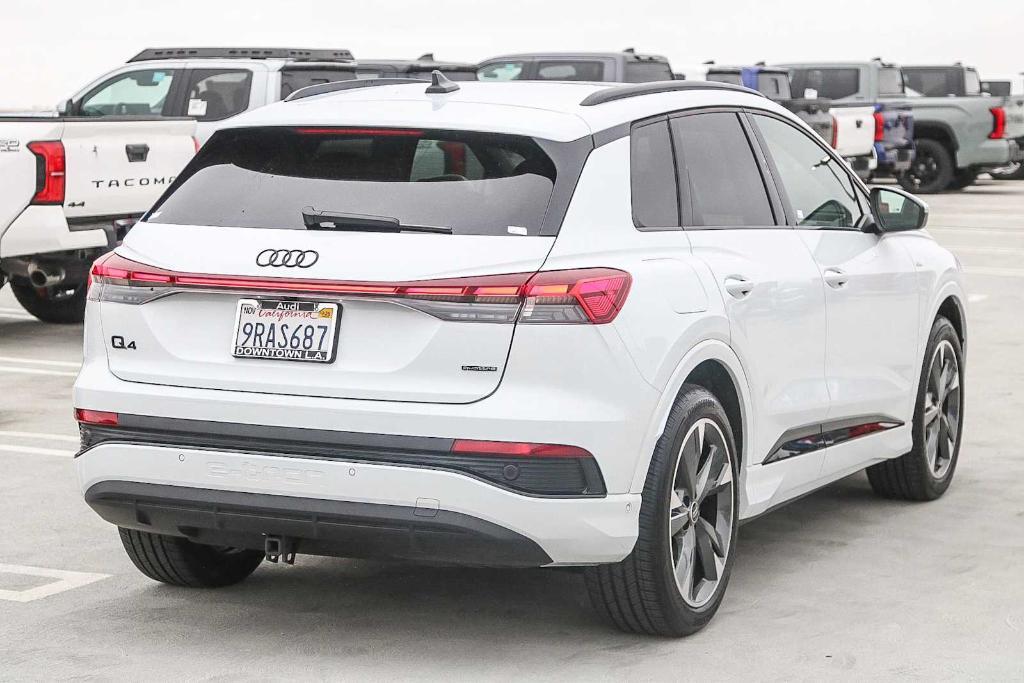 used 2024 Audi Q4 e-tron car, priced at $45,992