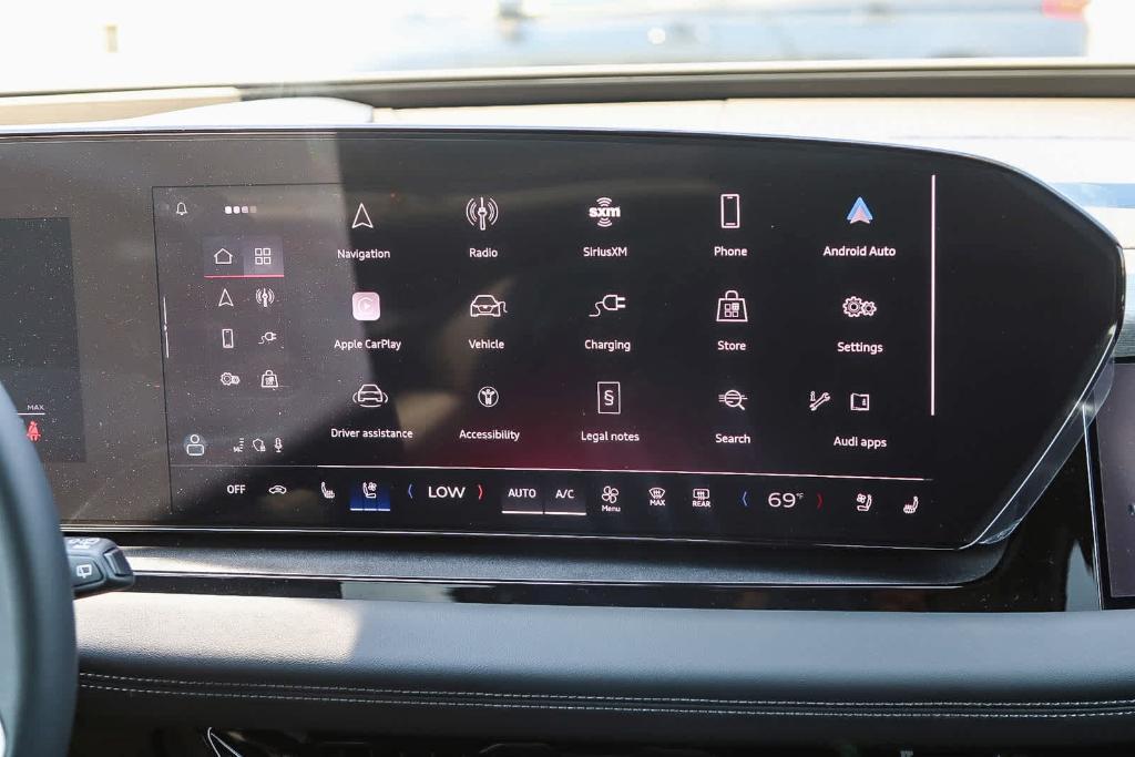 new 2025 Audi Q6 e-tron car, priced at $76,195