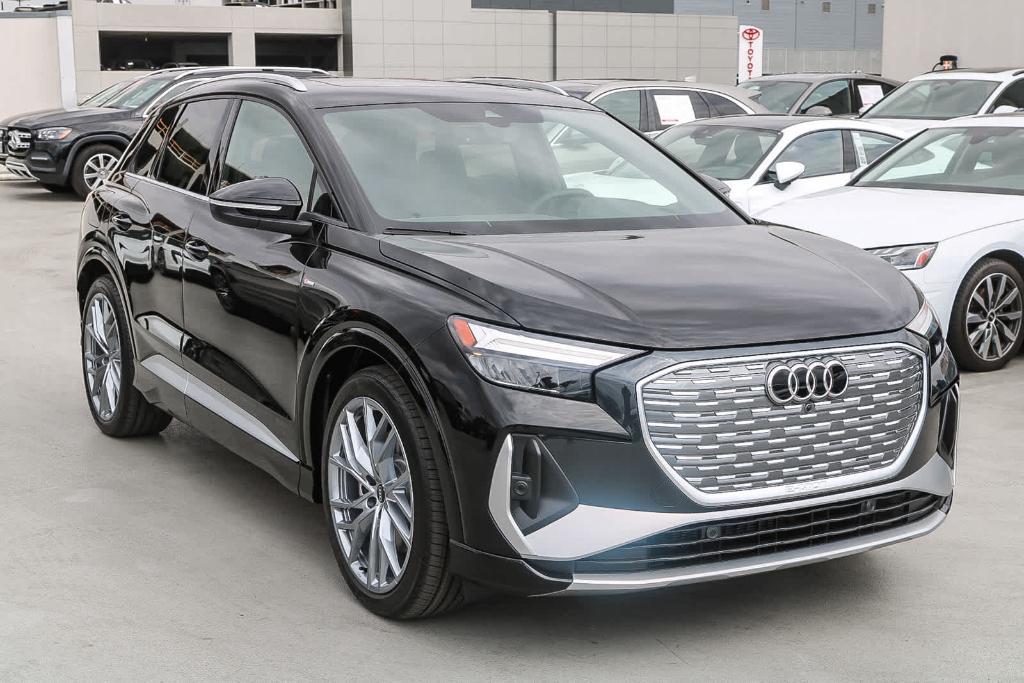 new 2025 Audi Q4 e-tron car, priced at $61,575