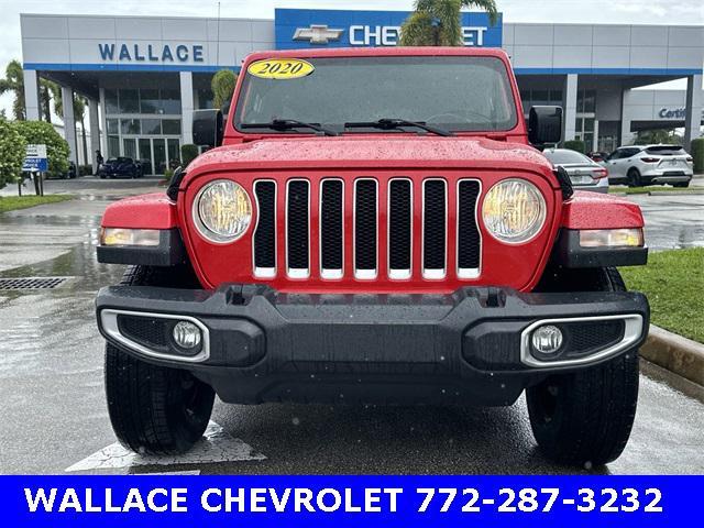 used 2020 Jeep Wrangler Unlimited car, priced at $31,785