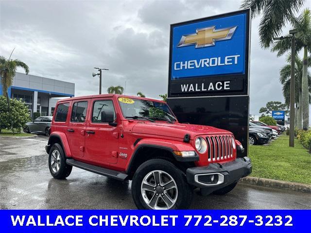 used 2020 Jeep Wrangler Unlimited car, priced at $31,985