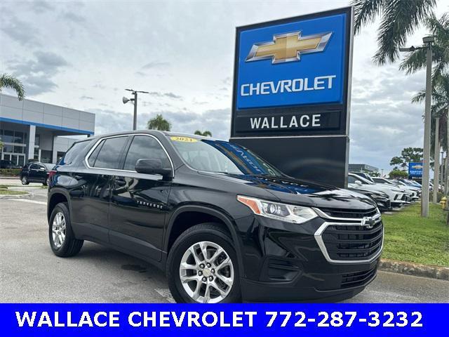 used 2021 Chevrolet Traverse car, priced at $24,985