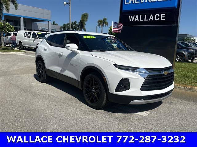 used 2022 Chevrolet Blazer car, priced at $23,885