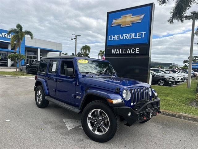 used 2018 Jeep Wrangler Unlimited car, priced at $29,785