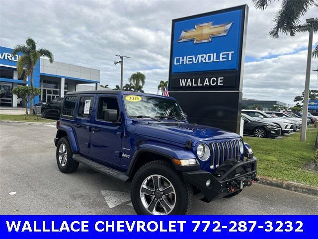 used 2018 Jeep Wrangler Unlimited car, priced at $24,985