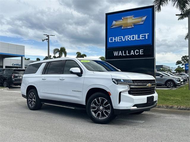 used 2021 Chevrolet Suburban car, priced at $38,685