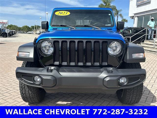 used 2023 Jeep Wrangler car, priced at $28,885