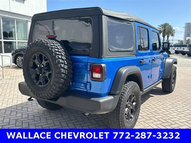 used 2023 Jeep Wrangler car, priced at $28,885