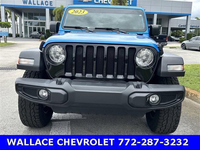 used 2023 Jeep Wrangler car, priced at $28,885