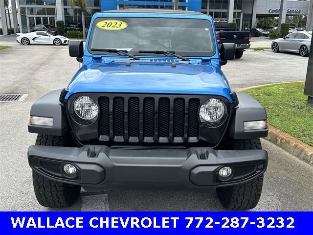 used 2023 Jeep Wrangler car, priced at $28,885