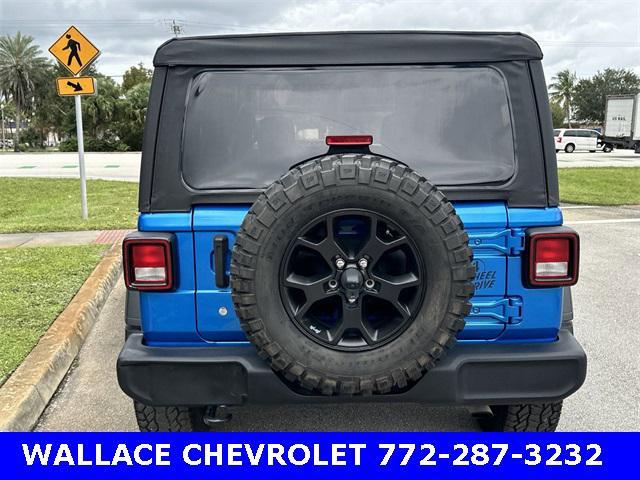 used 2023 Jeep Wrangler car, priced at $28,885