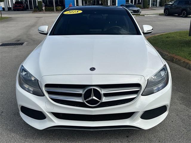 used 2018 Mercedes-Benz C-Class car, priced at $16,985