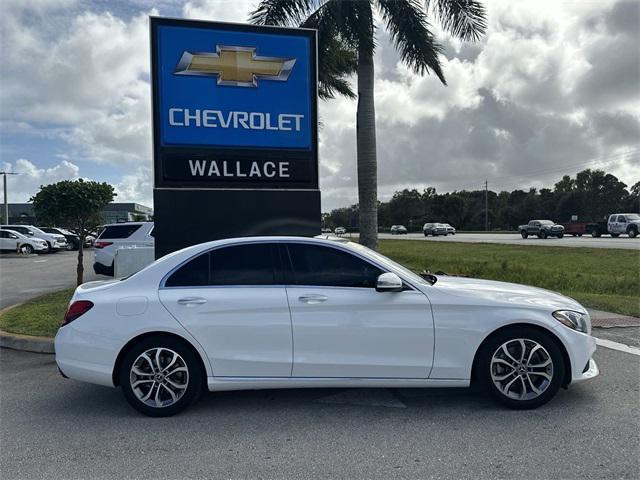 used 2018 Mercedes-Benz C-Class car, priced at $16,985