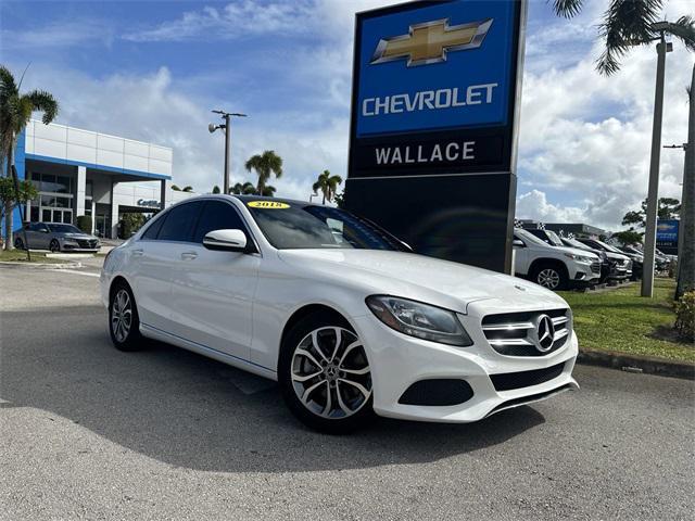 used 2018 Mercedes-Benz C-Class car, priced at $16,985