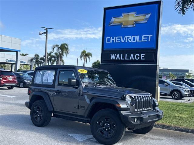 used 2023 Jeep Wrangler car, priced at $24,785