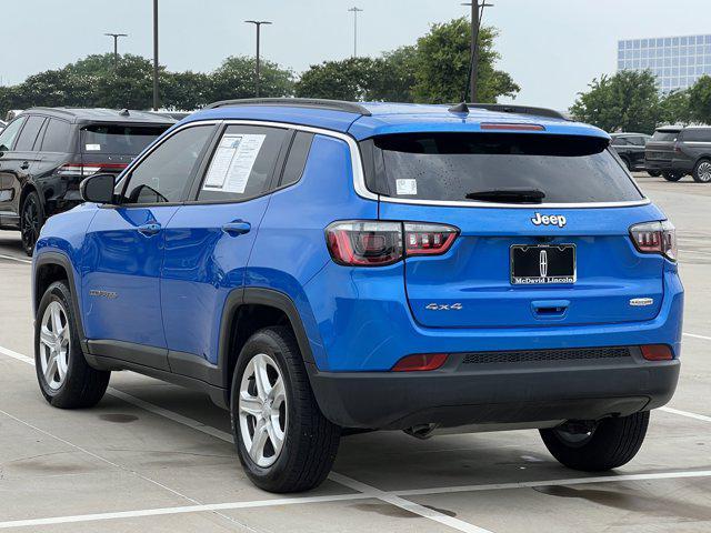 used 2023 Jeep Compass car, priced at $22,999
