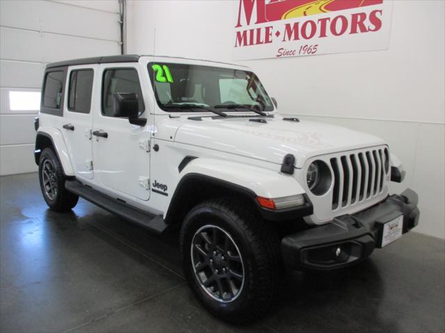 used 2021 Jeep Wrangler Unlimited car, priced at $32,950