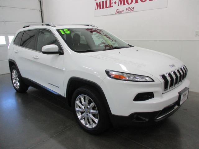 used 2015 Jeep Cherokee car, priced at $13,950