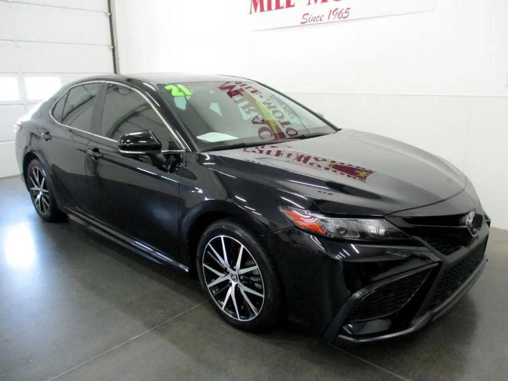 used 2021 Toyota Camry car, priced at $26,500