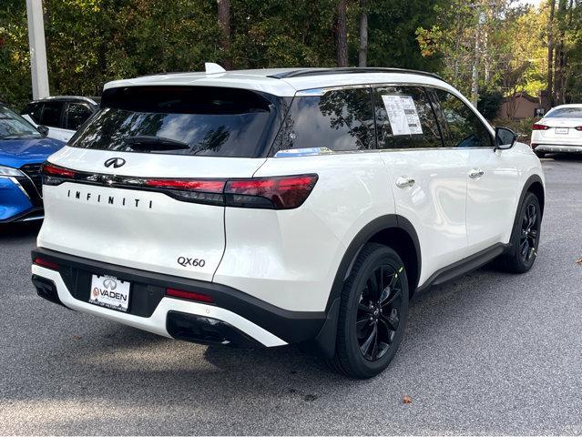 new 2025 INFINITI QX60 car, priced at $57,000