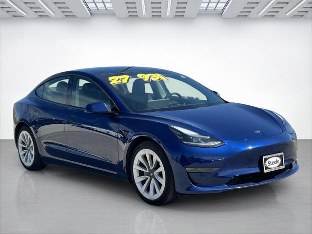 used 2021 Tesla Model 3 car, priced at $27,931