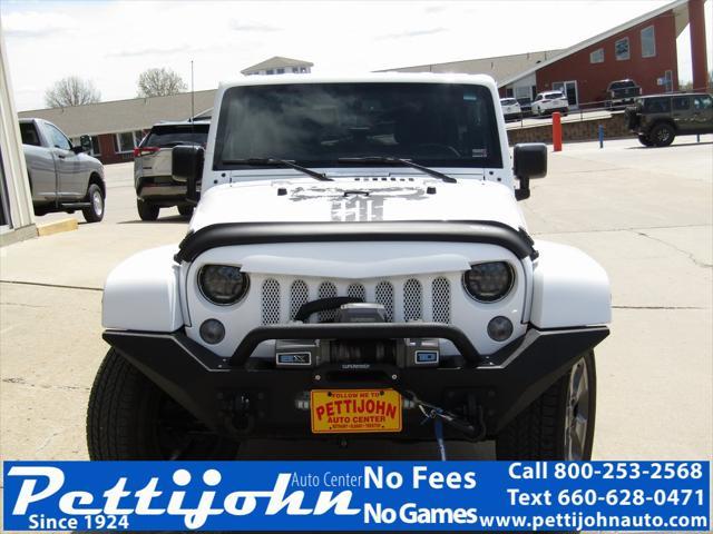 used 2017 Jeep Wrangler Unlimited car, priced at $19,500