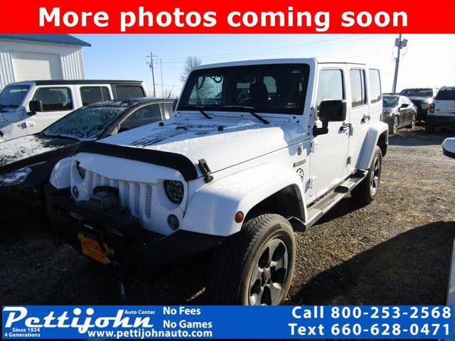 used 2017 Jeep Wrangler Unlimited car, priced at $19,500