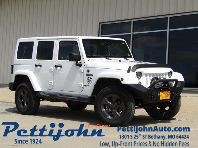 used 2017 Jeep Wrangler Unlimited car, priced at $19,450